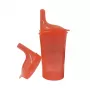 Vaso de seguridad para comer y beber – rojo