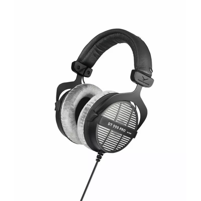 Auriculares de estudio Beyerdynamic DT 990 PRO 80 Ω, con cable, circumaurales, cable de 3 m, negro