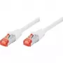 Tecline exertis Connect - Cable de red - RJ-45 (M) a RJ-45 (M) - 3 m - Cable SSTP - CAT 6 - libre de halógenos - blanco (71503W)