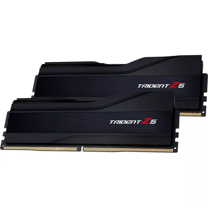 DIMM 64 GB DDR5-6000 (2x 32 GB) kit dual, memoria RAM negra, F5-6000J3040G32GX2-TZ5K, Trident Z5, INTEL XMP