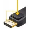 Cable de conexión DisplayPort Goobay 1.4 3 m DisplayPort a DisplayPort