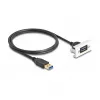 Módulo DeLOCK Easy 45 SuperSpeed USB USB 3.2 Gen 1 conector hembra USB Type-A a conector macho 1m