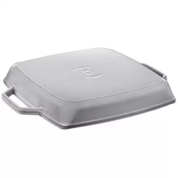 Sartén para parrilla Staub 40511-684-0 cuadrada 28 cm, apta para inducción, gris grafito