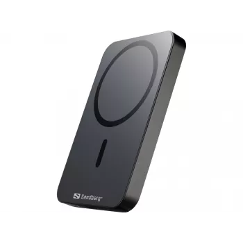 Batería externa portátil Sandberg Mag Wireless Powerbank 5000 ALU, 5000 mAh