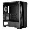 Caja de PC Cooler Master MasterBox 540 Desktop negra, transparente