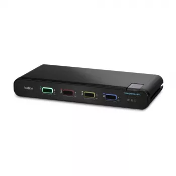 Belkin 4P Sngl Head DP/HDMI a DP/HDMI Video Secure DT KVM Switch PP4.0 (F1DN104KVM-UN-4)