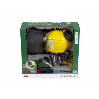 Set de leñador de madera de juego de rol para niños KLEIN modelo 8197 — herramientas de juguete para juegos imaginativos al aire libre y en el bosque