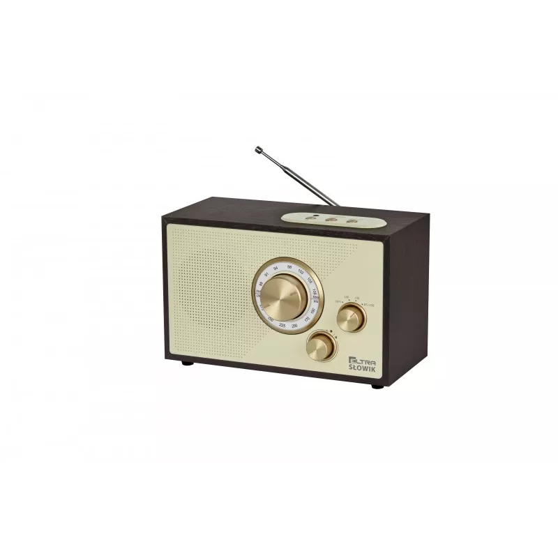 Radio OR Nightingale USB/BT marrón oscuro