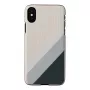Funda para smartphone man and wood para iPhone X/XS — traje gris, negra