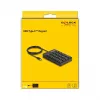 Teclado numérico DeLOCK 12108 USB negro 19 teclas 1,6 m cable