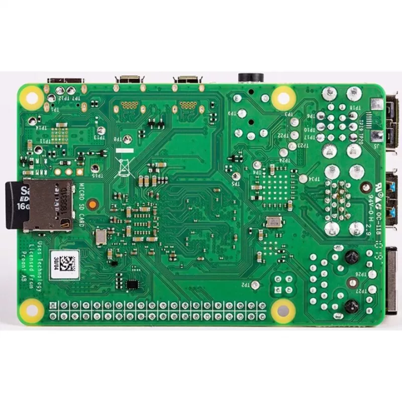 Raspberry Pi 4 Model B ordenador de placa única, Broadcom BCM2711 1,5 GHz, 2 GB LPDDR4, verde