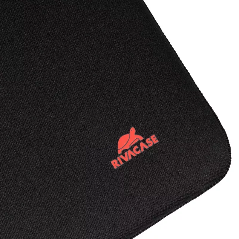 Funda antichoque RIVACASE 5221 para MacBook 13, vertical, negra, doble cremallera