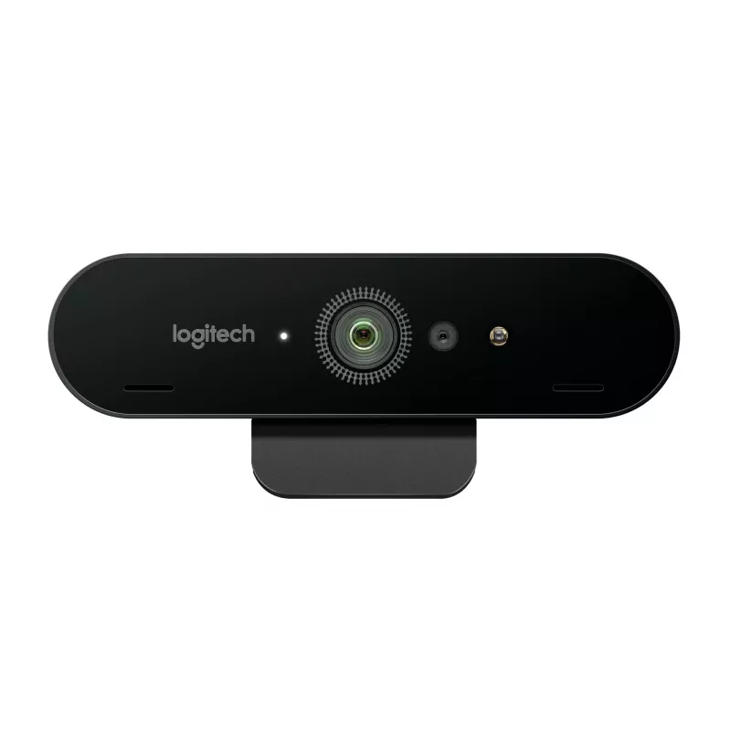 Logitech BRIO 4K Ultra HD Pro webcam 960-001106, 4096x2160, HDR, RightLight 3, zoom digital 5x, autoenfoque, USB 3.0 (USB-C), negra