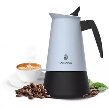 Piccolina 600, cafetera azul claro/negro, 300 ml | 6 tazas