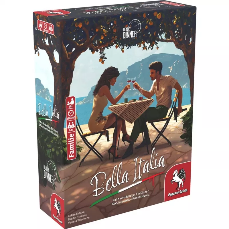 Deadly Dinner - Bella Italia, juego de mesa