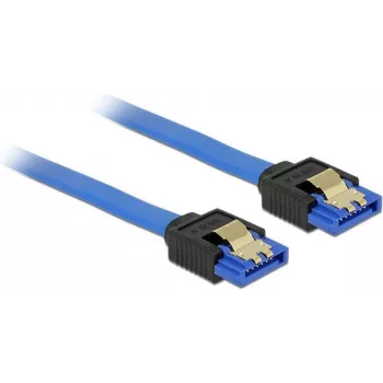 Cable SATA DeLOCK 84981 1 m SATA 7-pin negro azul