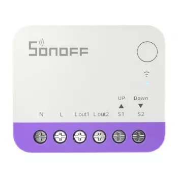Interruptor inteligente mini WiFi Sonoff MINI-RBS — diseño compacto, control remoto por Wi-Fi