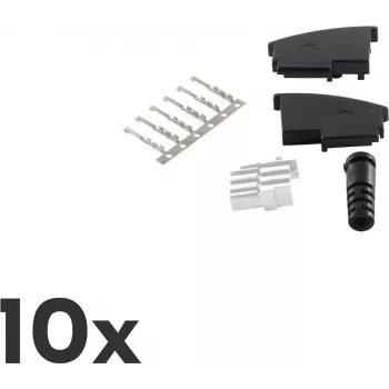 Conector de hilo ShiverPeaks BS72020-SET10 TAE N negro