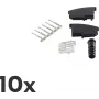 Conector de hilo ShiverPeaks BS72020-SET10 TAE N negro