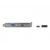 Chapa de ranura DeLOCK 89934 con 1 x conector USB Type-C y 1 x conector USB Type-A