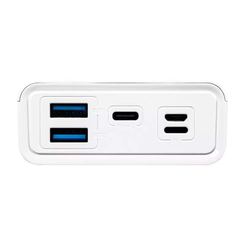 Batería externa portátil BLOW PB20E 20000mAh QC+PD 20W con USB-C, 2× USB-A, entrada Lightning, batería de polímero