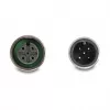 DELOCK D-Sub 9 conector hembra a 2× M12 5 polos codificación A divisor CAN-Bus 180° azul