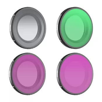 Set de 4 filtros Sunnylife MCUV + CPL + ND32 + ND64 para Osmo Nano