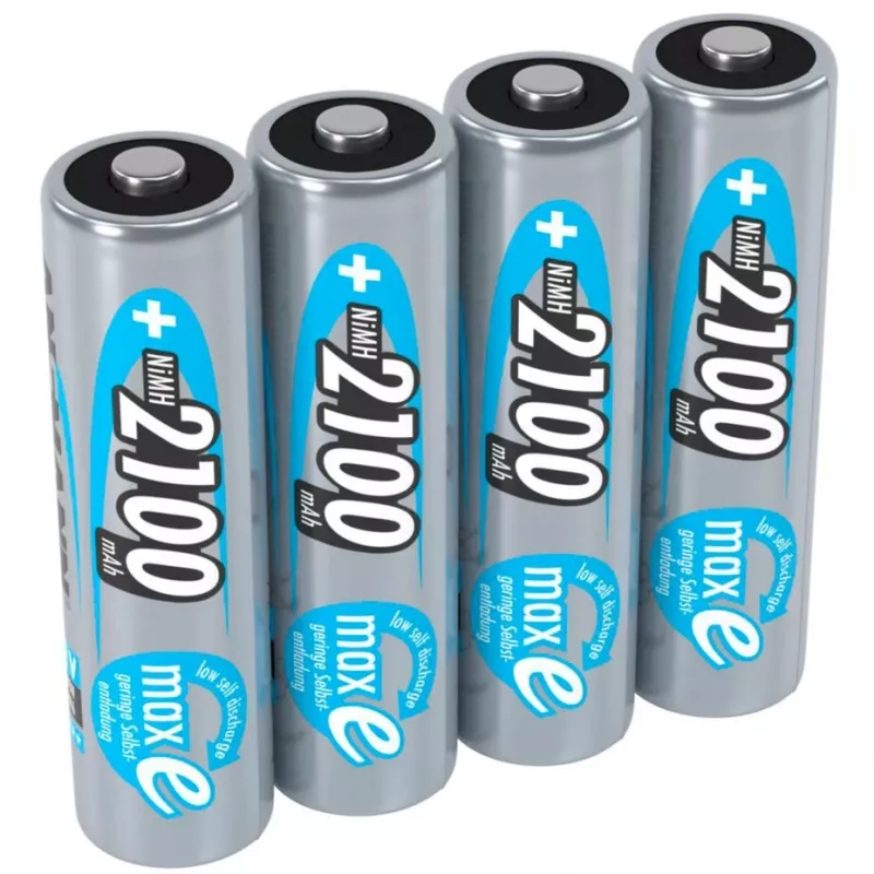 1x4 Ansmann maxE batería recargable NiMH Mignon AA 2100 mAh 5035052