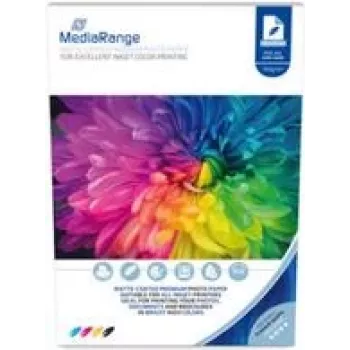 Papel fotográfico mate MediaRange MRINK116 105 g/m², 100 hojas