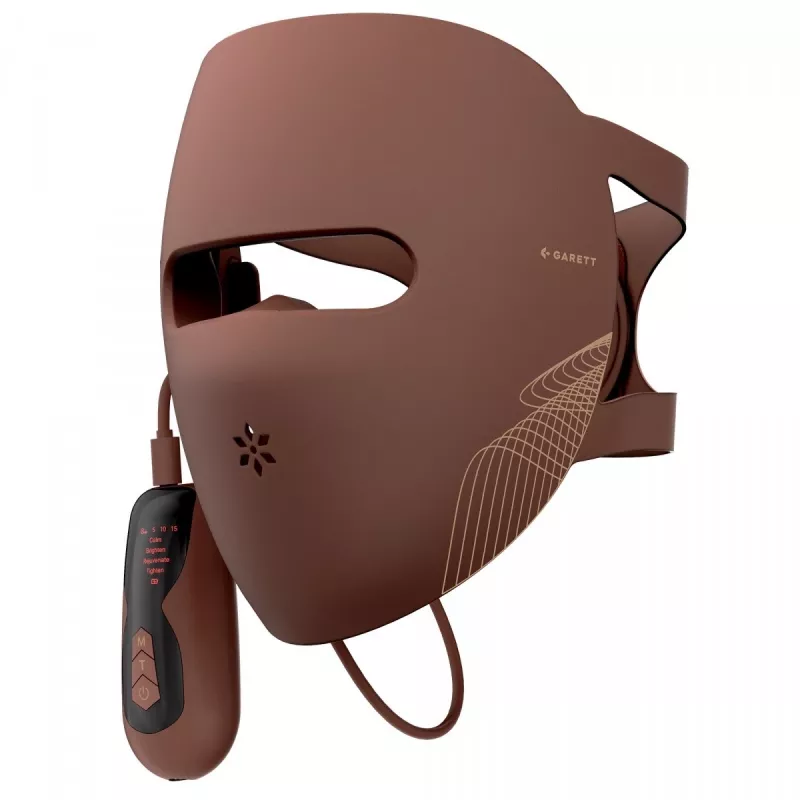 Máscara LED Garett Beauty Skin Ritual Face & Neck, marrón