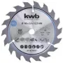 Hoja de sierra circular KWB 582357 14 cm para madera dura, plástico, contrachapado, madera blanda