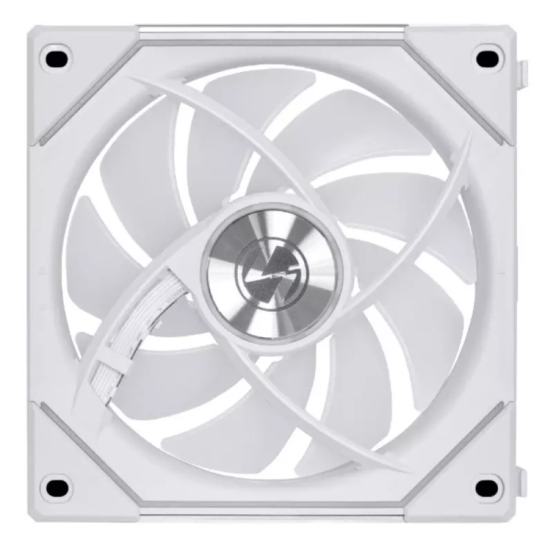 Ventilador Lian Li UNI FAN SL-INF Wireless ARGB PWM de 120 mm — blanco, sistema de ventiladores modular magnético