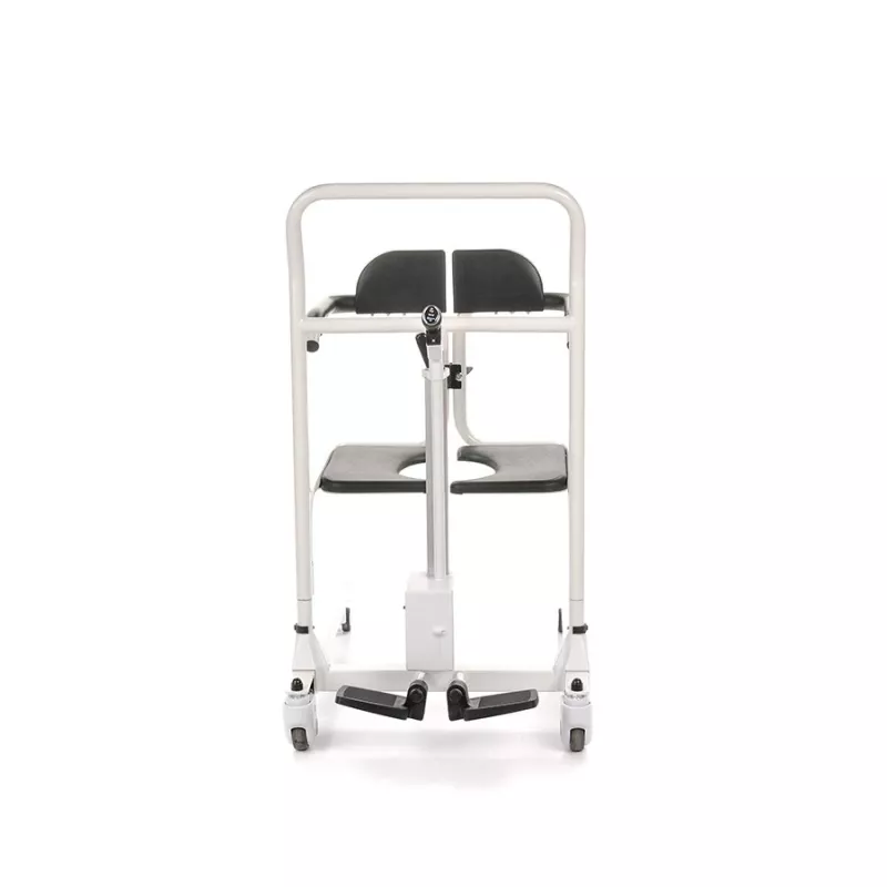Silla de ruedas sanitaria MDH BMW02 — silla sanitaria ligera plegable para adultos, estructura portátil