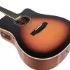 Guitarra electroacústica V-tone VEAG1 CE 4/4 madera — Dreadnought de tamaño completo, cutaway, tapa de abeto, fondo y aros de caoba, preamplificador incorporado