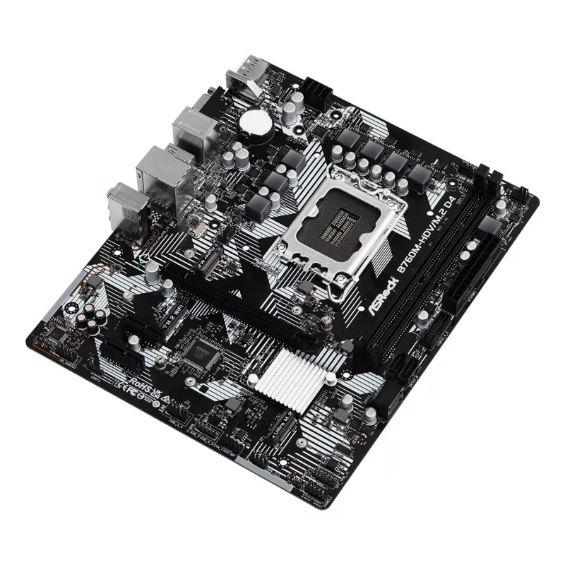 Placa base ASRock B760M-HDV/M.2 D4 DDR4 LGA 1700 Micro-ATX