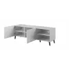 Mueble RTV ABETO 150x42x52 blanco/blanco brillante