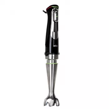 Batidora de mano Braun MultiQuick 9 MQ9138XI 0,6 L 1200 W negra, acero inoxidable