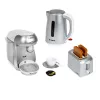 Set de desayuno KLEIN plateado — set de juego de rol de cocina de desayuno para niños