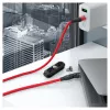 Cable USB RealPower MagneticCharge 100 1 m USB-C rojo carga rápida