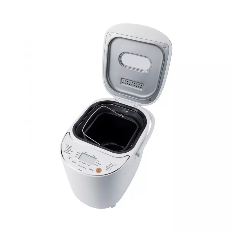 Máquina de hacer pan BM 3 (blanco/plata, 600 vatios, para panes de hasta 750 g)