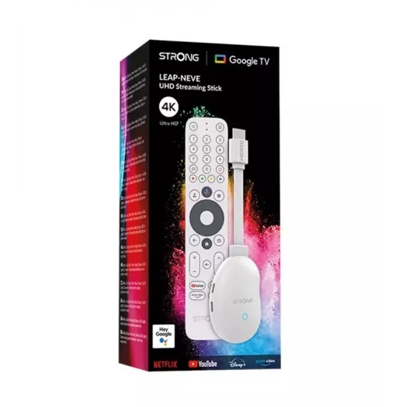Strong Reproductor multimedia, reproducción de TV por internet, 4K Ultra HD, High Dynamic Range (HDR 10), High Dynamic (LEAP-NEVE)