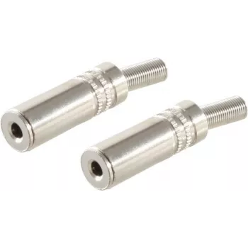 Conector de cable ShiverPeaks BS51110-M2 3,5 mm acero inoxidable hembra