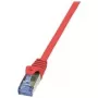 Cable de red LogiLink 7,5 m RJ-45 Cat6a rojo