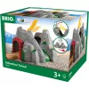 World magic tunnel, ferrocarril gris/rojo