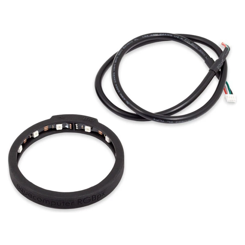 aqua computer Anillo LED RGBpx para depósito de 60 mm, 12 LED direccionables
