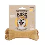 Hueso masticable para perros PAKA ZWIERZAKA Bone con cabra M 12 cm 55 g — hueso masticable para la higiene dental de perros adultos, sin gluten ni azúcar