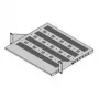 Soporte para dispositivos de 19, superficie de apoyo 430 x 300 mm, RAL7021 (26.10.3006)