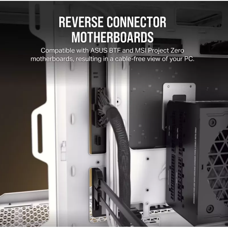 Caja de PC Corsair CC-9011285-WW semitorre gris, blanca