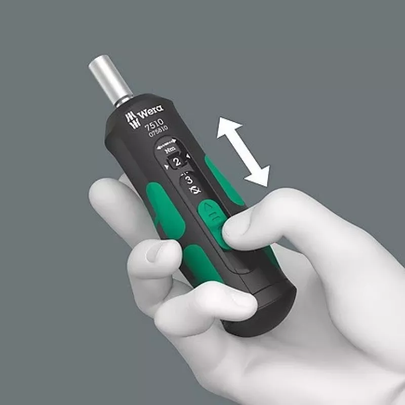 Wera 7510 Kraftform Safe-Torque Speed destornillador dinamométrico, 1-3 Nm, 1/4″
