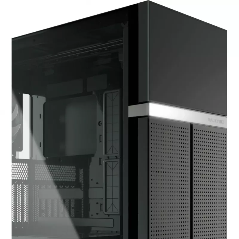 VK02 Lite, Caja torre negra, cristal templado